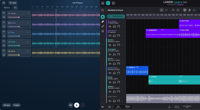 LANDR Blueprints & Layers: Wenn KI Ideen liefert und mitarbeitet - und das ethisch?