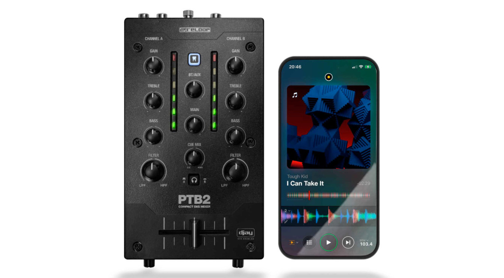Reloop PTB-2 ist kaum größer als ein Smartphone