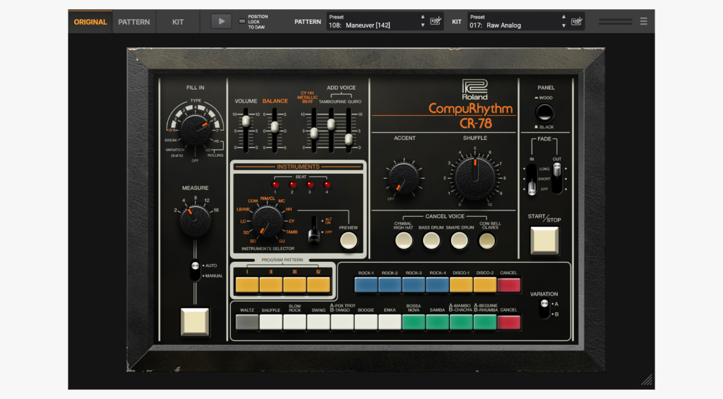 Roland CR-78 Plugin