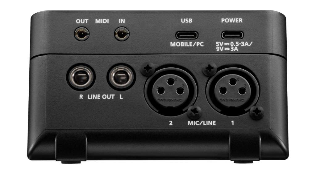 Die Anschlüsse auf der Rückseite