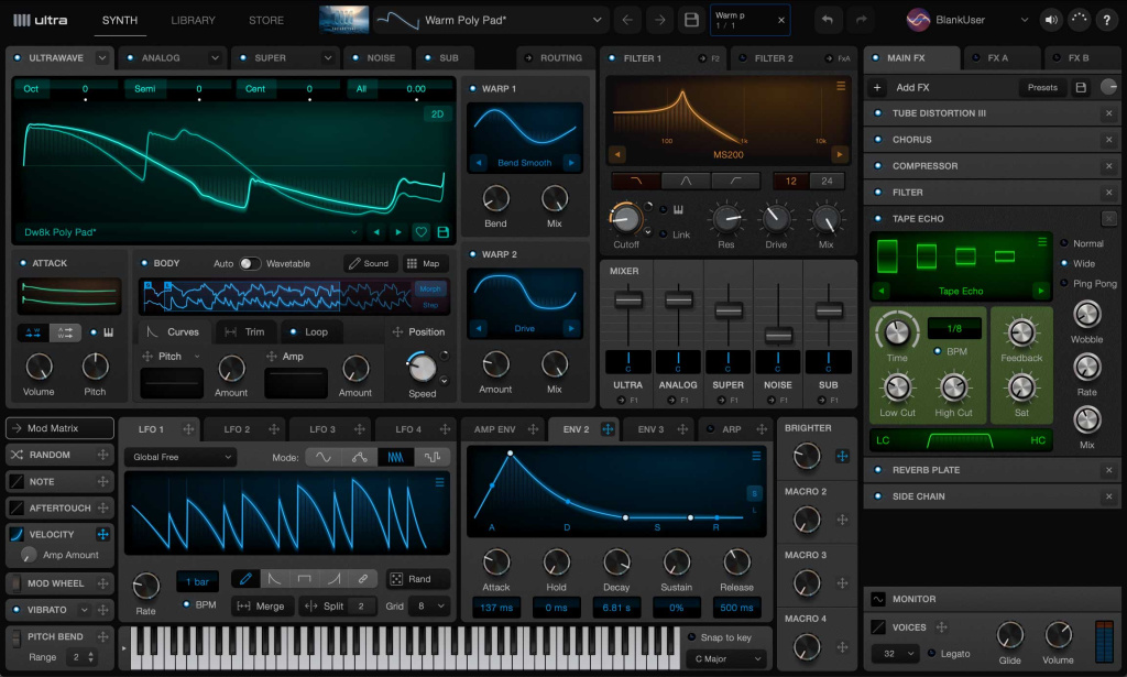 innovative Wavetables in Ultra von Ultra Audio