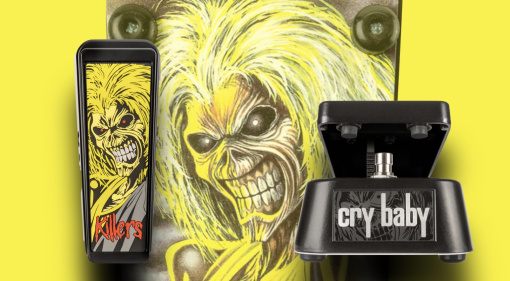 Eine Überraschung für alle Metal-Fans. Dunlop präsentiert das Iron Maiden Killers Cry Baby Wah. Da werden sicher einige Fans sehr nervös.