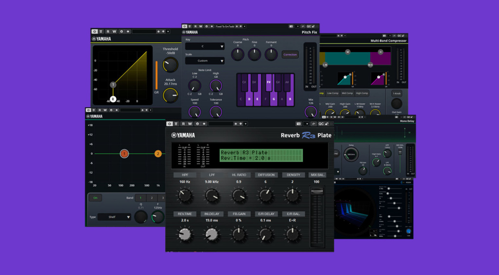 Die Basic FX Suite 4.0 bringt die Effekte von Yamaha URX und MGX nun auch als Plugin in die DAW
