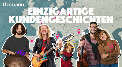Thomann-Kundengeschichten: Erzählt eure Story und sichert euch ein Interview und starke Preise