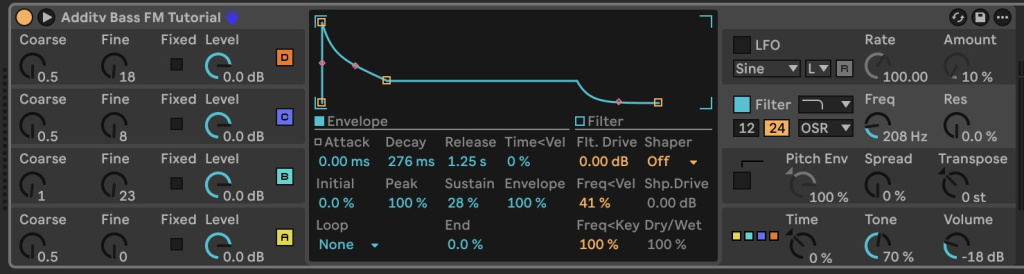 Additiver FM-Bass ohne FM ;)
Kleiner billiger Trick.
