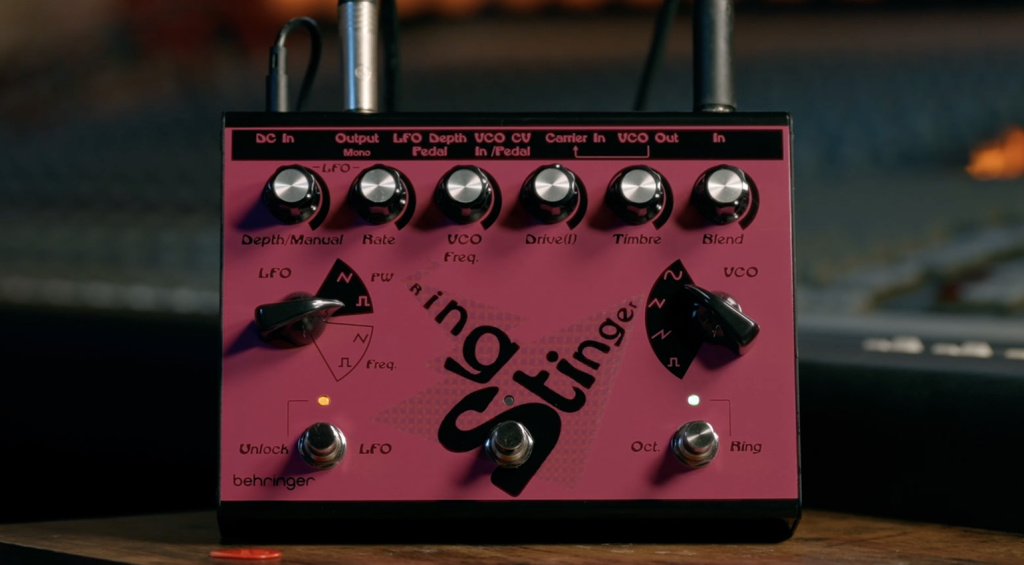 Der Behringer Ring Stinger trägt die DNA eines vergessenen Boutique-Juwels aus den 90ern. Ringmodulation und Fuzz-Sounds vom Feinsten!