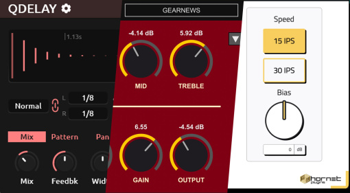 QDelay, Phoenix LT, TapeLite - 3 Freeware Plugins