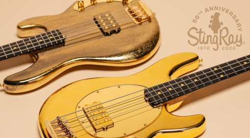 Mit dem Music Man StingRay 50th Anniversary feiert der Hersteller fünf Jahrzehnte einer Erfolgsgeschichte.