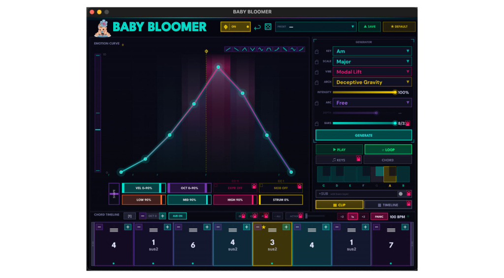 BABY BLOOMER: Kostenloser Chord-Generator für Max for Live