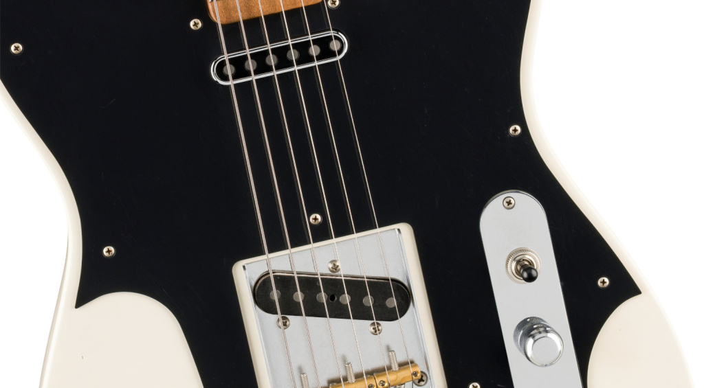 Tonabnehmer und schwarzes Pickguard