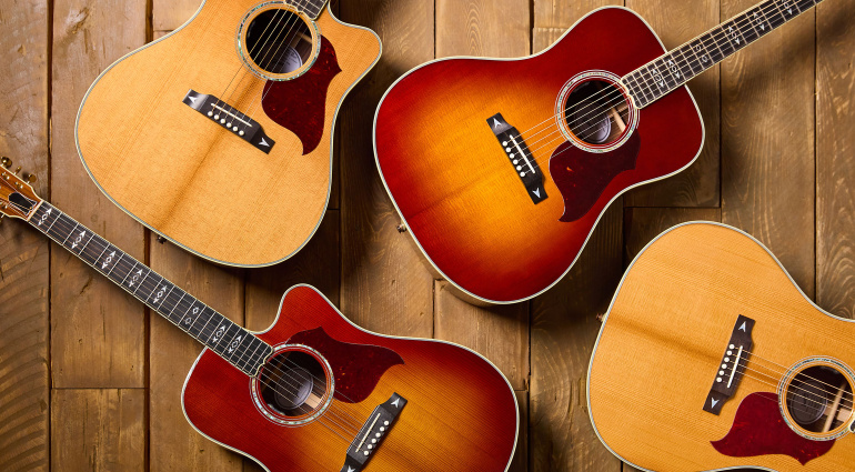 Die neuen Gibson Songwriter Recording Artist Modelle überzeugen durch wunderschöne Optik, höchsten Spielkomfort und beste Tonabnehmer!