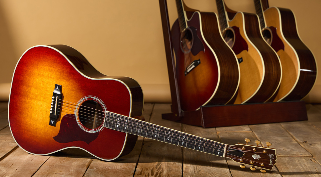 Die neuen Gibson Songwriter Recording Artist Modelle überzeugen durch wunderschöne Optik, höchsten Spielkomfort und beste Tonabnehmer!