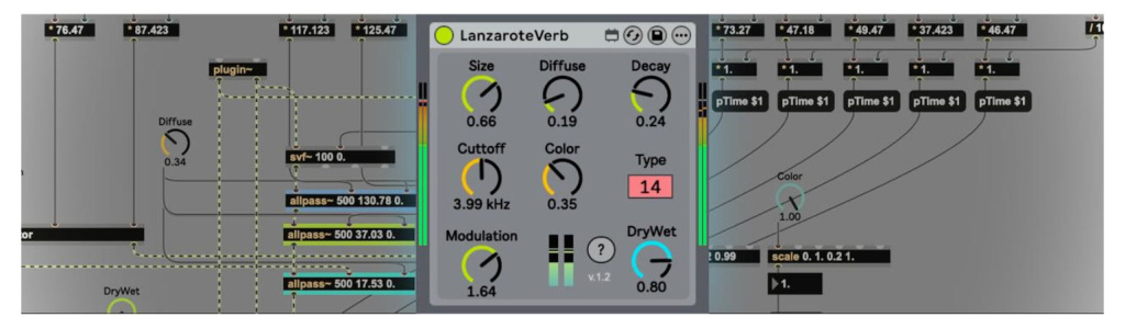 Lanzarote Verb von Robert Henke ist ein kostenloser Effekt für Ableton Live mit Max for Live