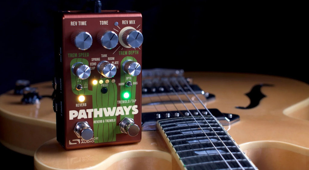 Mit dem Source Audio Pathways erhaltet ihr im Handumdrehen die besten Vintage-Tremolos und Spring-Reverbs klassischer Verstärker.