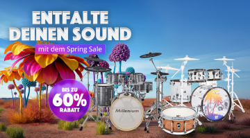 Thomann Spring Sale 2026: E-Drums, Snare-Drums und mehr mit bis zu 60 % Rabatt!