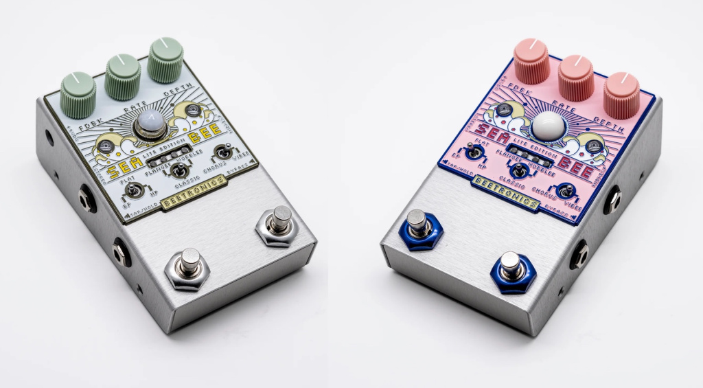Der Beetronics Seabee Lite Chorus setzt auf klassische Bucket-Brigade-Technologie und zaubert musikalische, satte Modulationen hervor.