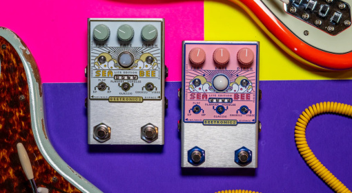 Der Beetronics Seabee Lite Chorus setzt auf klassische Bucket-Brigade-Technologie und zaubert musikalische, satte Modulationen hervor.