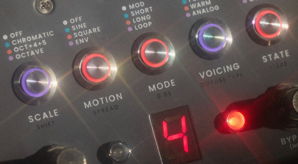 Einstellungen mit den Buttons