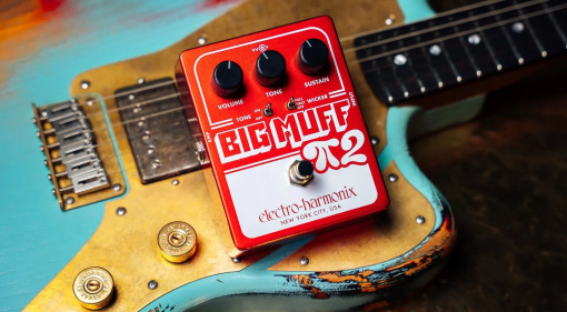 Der Big Muff 2 Tone Wicker ist eine spannende Neuinterpretation einer längst verschollenen Op-Amp-BMP-Schaltung aus den 1970er Jahren.