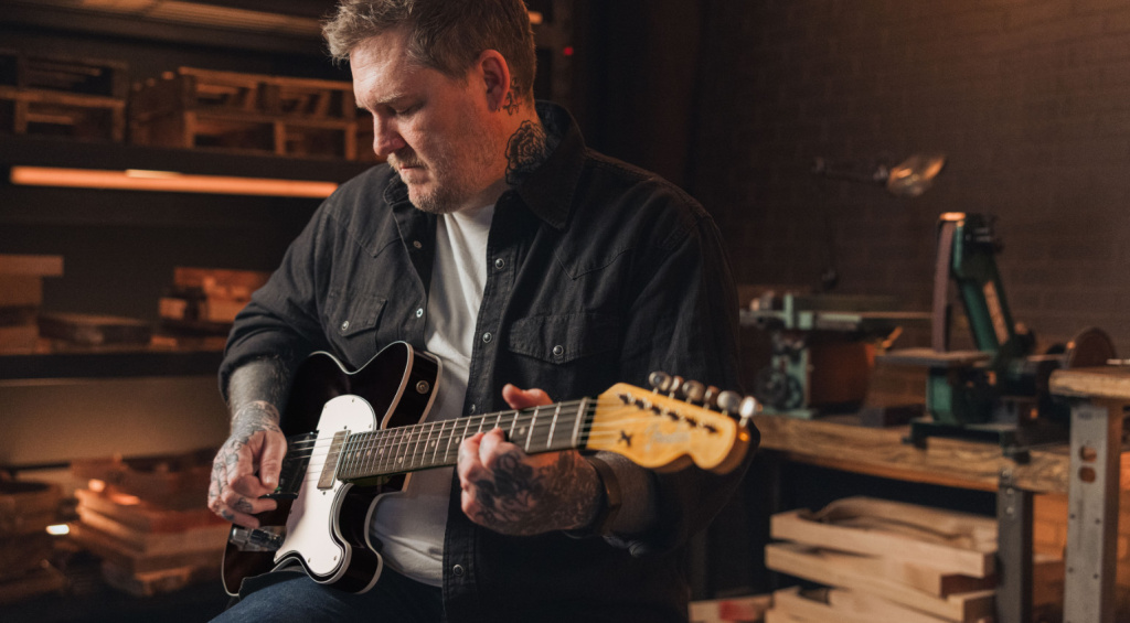 Brian Fallon und seine Telecaster