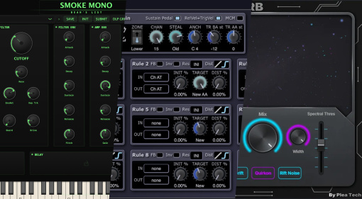 Smoke Mono 1, MPE Emulator, Spectaverb: 3 Freeware-Plugins für frische Ideen im Mix und Arrangement