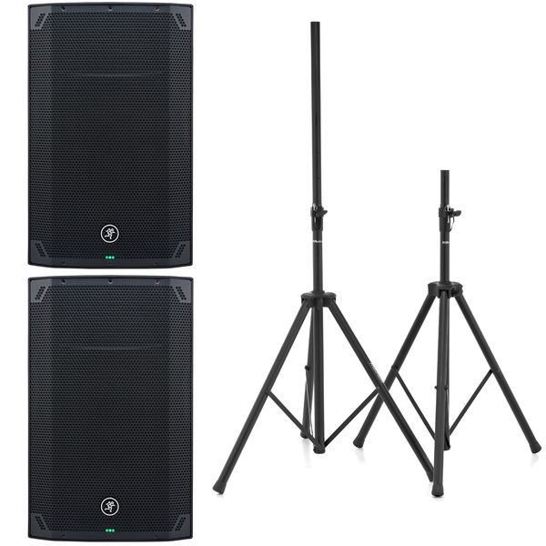 Mackie Thump 15v4 Stereo Stand Bundle 