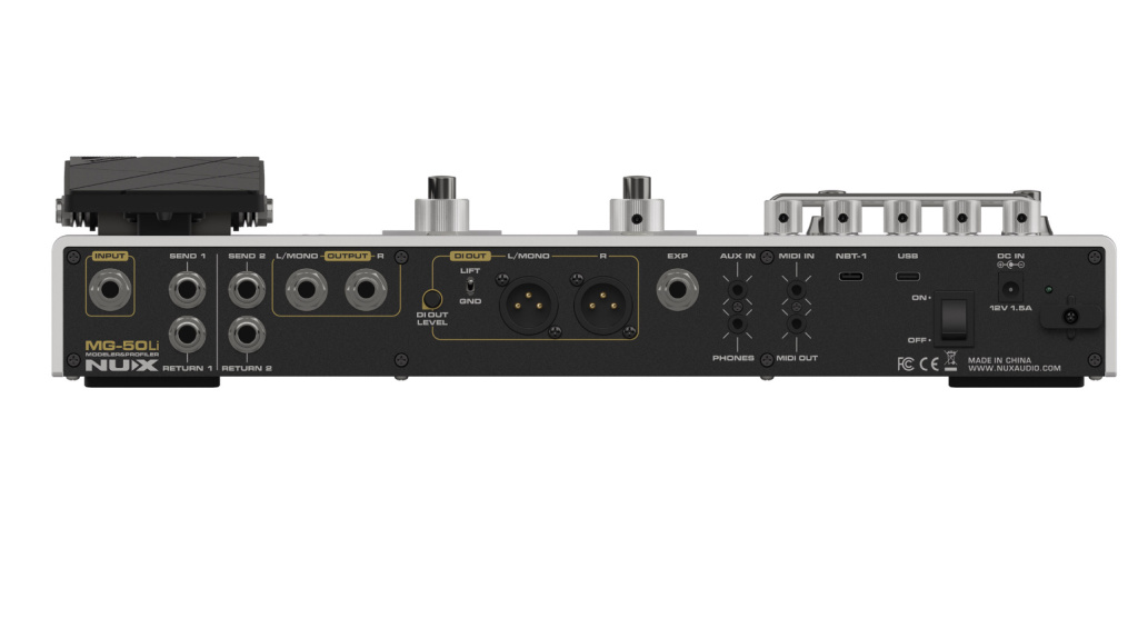 Anschlüsse des Multieffekts