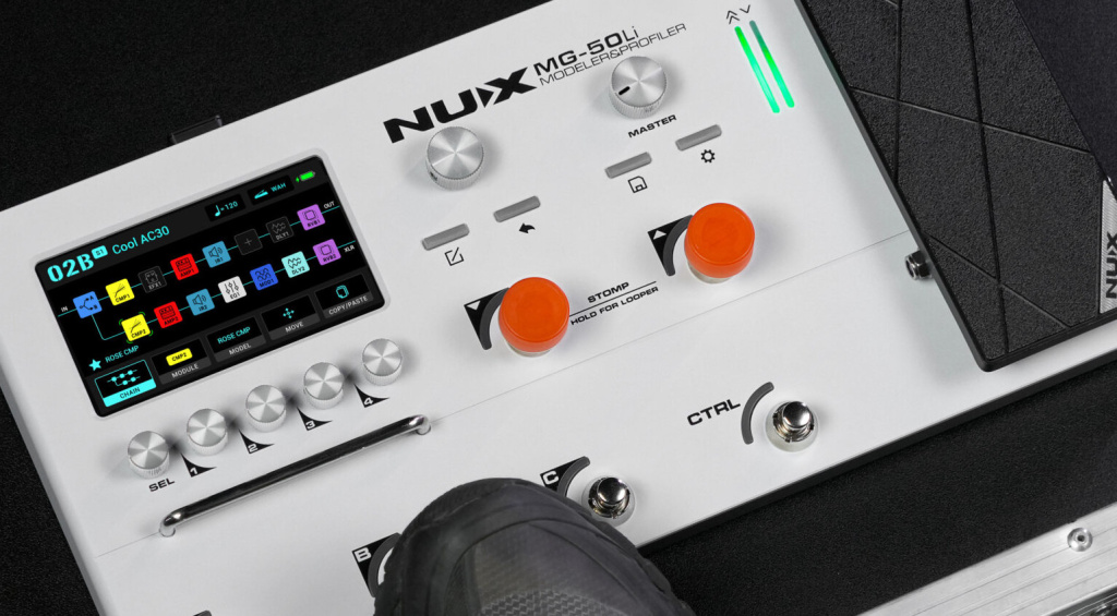 Die weiße Version des Multieffekts