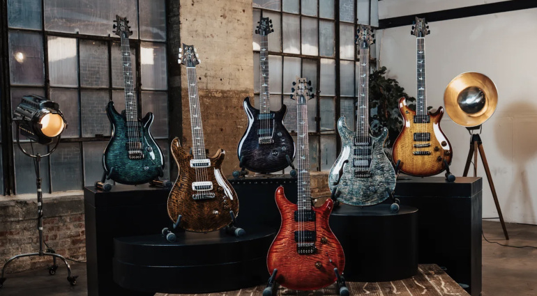 Bei den PRS Mango Top Limited Edition-Gitarren handelt es sich um bestehende Modelle mit einer exklusiven Korpusdecke aus Mangoholz.
