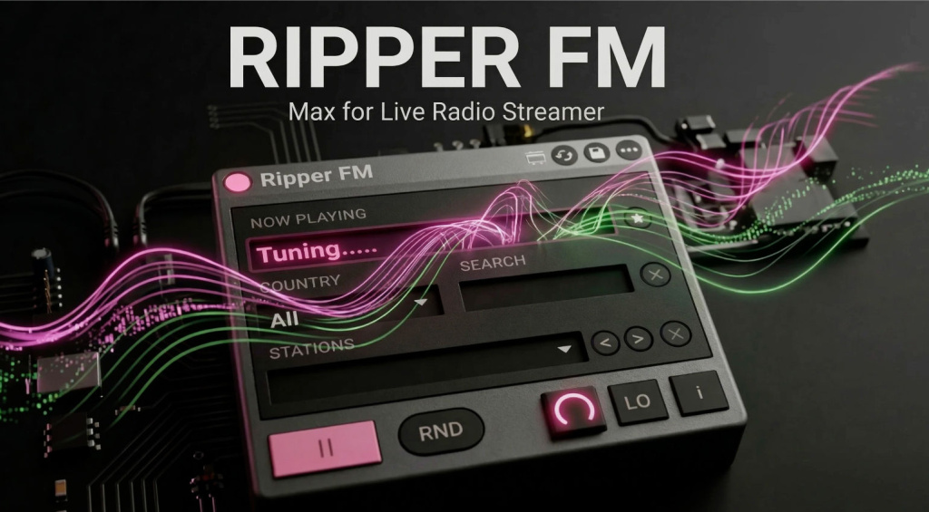 Ripper FM: kostenloses Max for Live Device für Internetradio direkt in der DAW