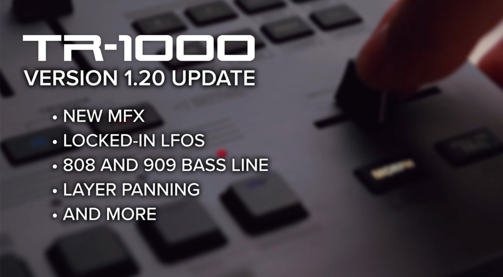 Roland TR-1000 Update 1.20
