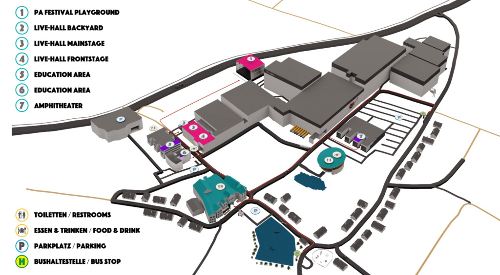 Thomann Live Days Lageplan