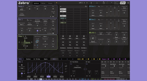 u-he Zebra 3 - jetzt offiziell verfügbar!