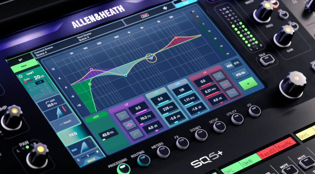 Die Mixer der neuen SQ+ Serie sind nun mit einem größeren 9-Zoll-Touchscreen ausgerüstet