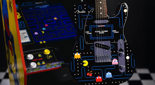 Mit der Limited Edition und Web-Exclusive Fender PAC-MAN Player II Telecaster werden zwei Popkultur-Ikonen zusammengeführt.