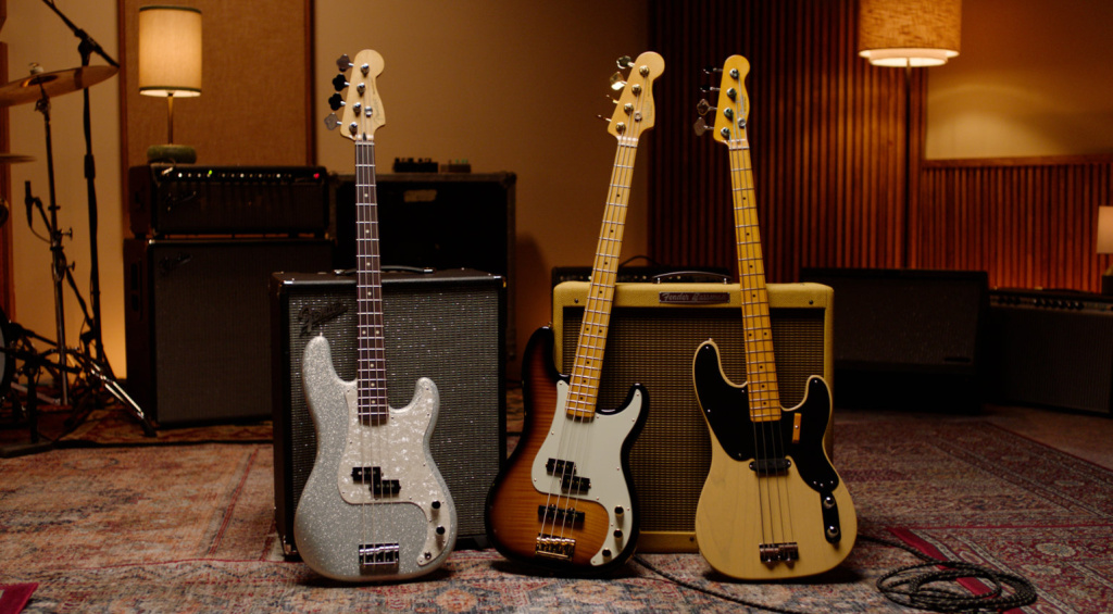 Fender 75th Anniversary Precision Bass Collection: Drei Geburtstagsmodelle für die Bass-Legende