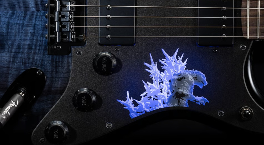 Aus der Fender Gozilla 70th Anniversary Collection