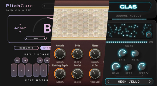 PitchCure, Retro Radio, Glas: 3 kreative Freeware-Plugins für Vocals, Lo-Fi und Spektral-Effekte
