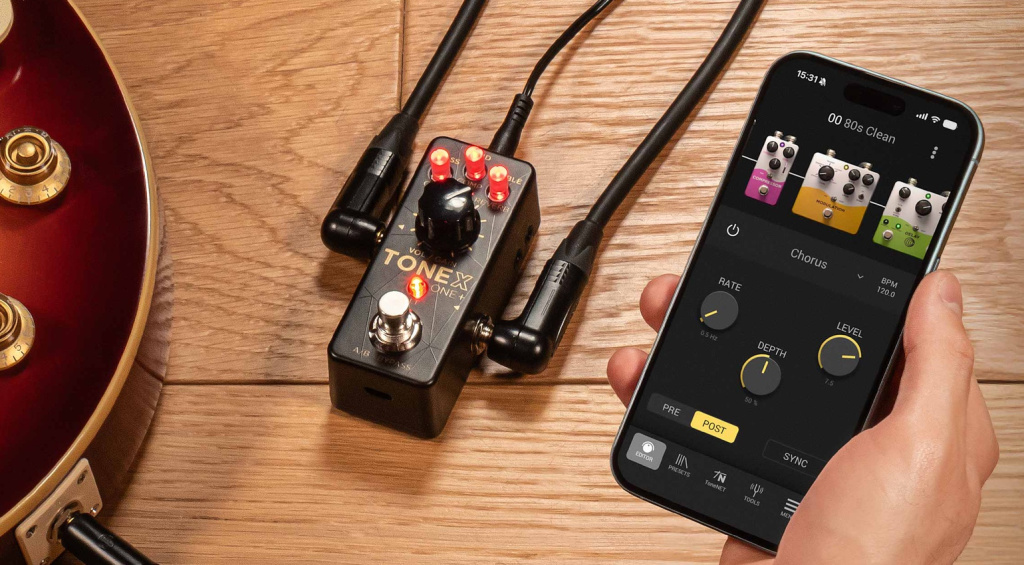 Mit dem TONEX ONE+ präsentiert IK Multimedia eine überarbeitete Version seines kompakten Modeling-Pedals.
