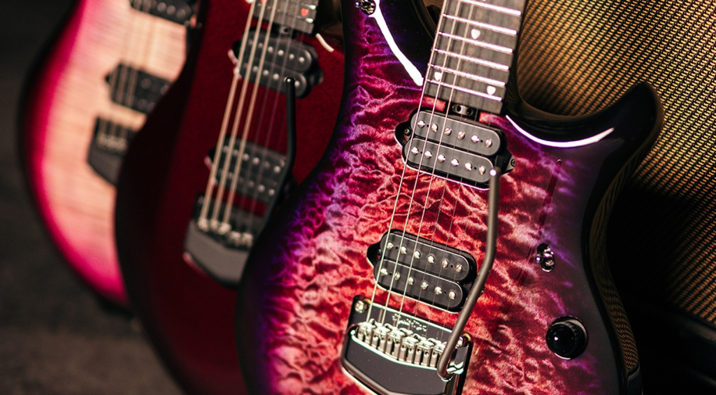 Mit der Music Man Majesty Premium Select erhält das Signature-Modell von Dream-Theater-Gitarrist John Petrucci eine Neuauflage.