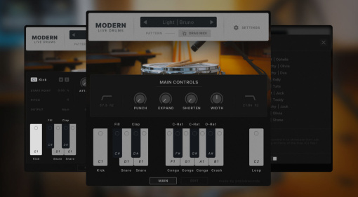 POPlab Sounds Modern Live-Drums