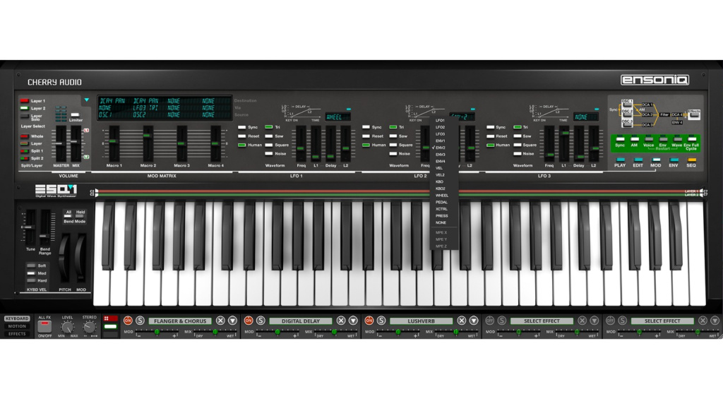 Cherry Audio Ensoniq ESQ-1