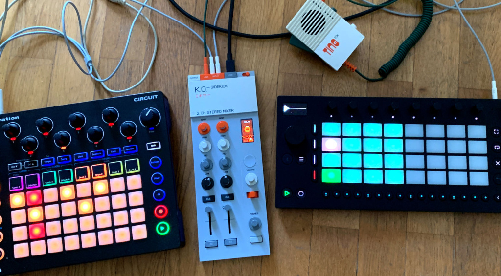 EP-136 im Zusammenspiel mit Ableton Move und Novation Circuit