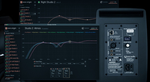 Origin: EVE Audio bringt kostenlose Control-Software für die EXO-Serie