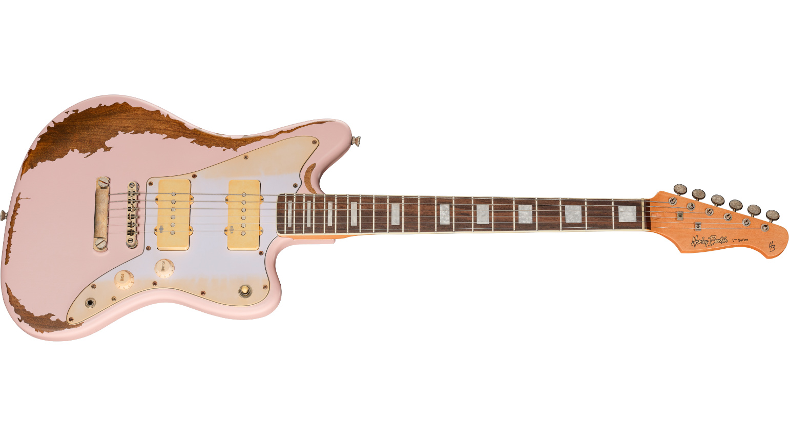 Harley Benton JA-60HA Shell Pink Heavy Aged