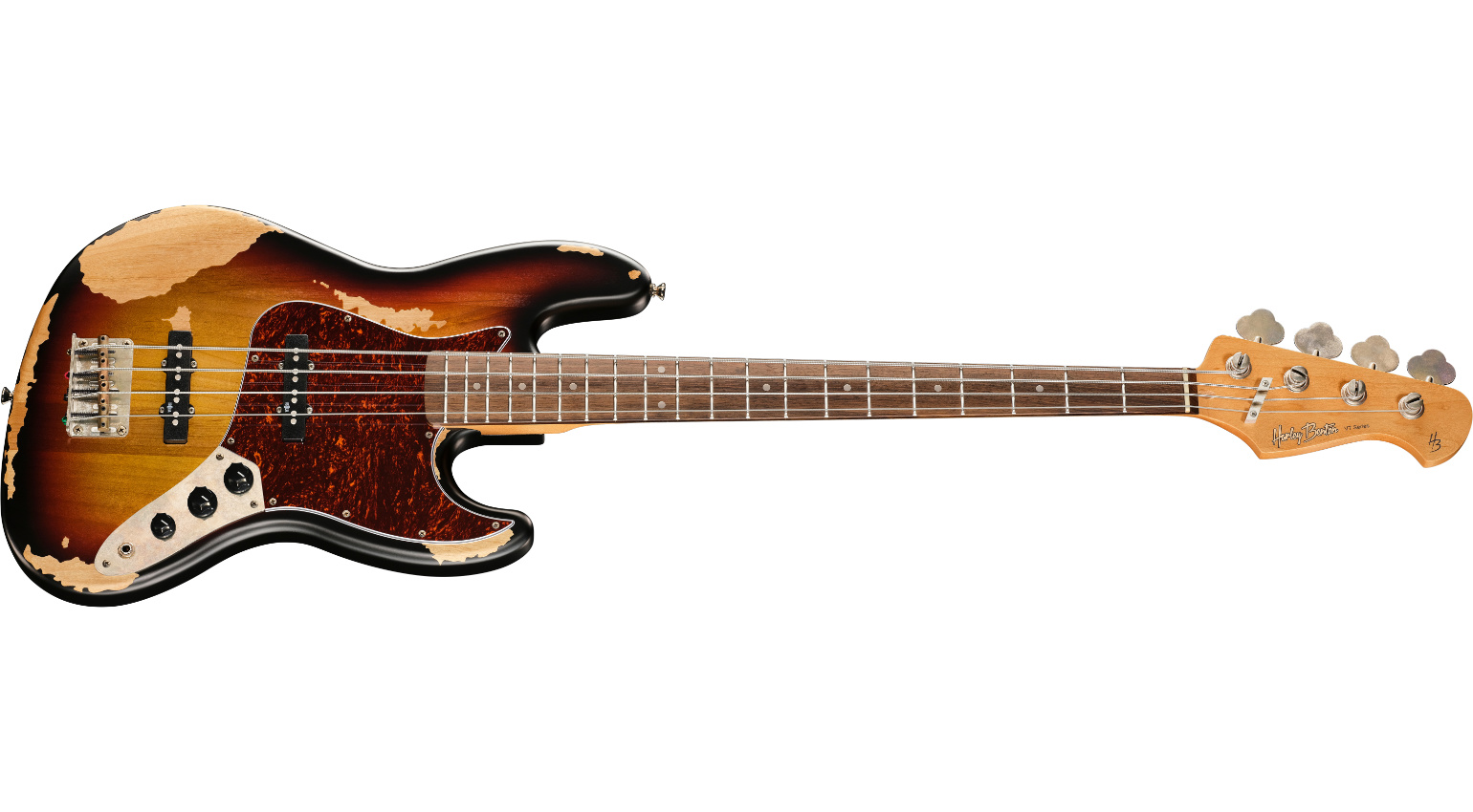 Harley Benton JB-62HA Sunburst Heavy Aged