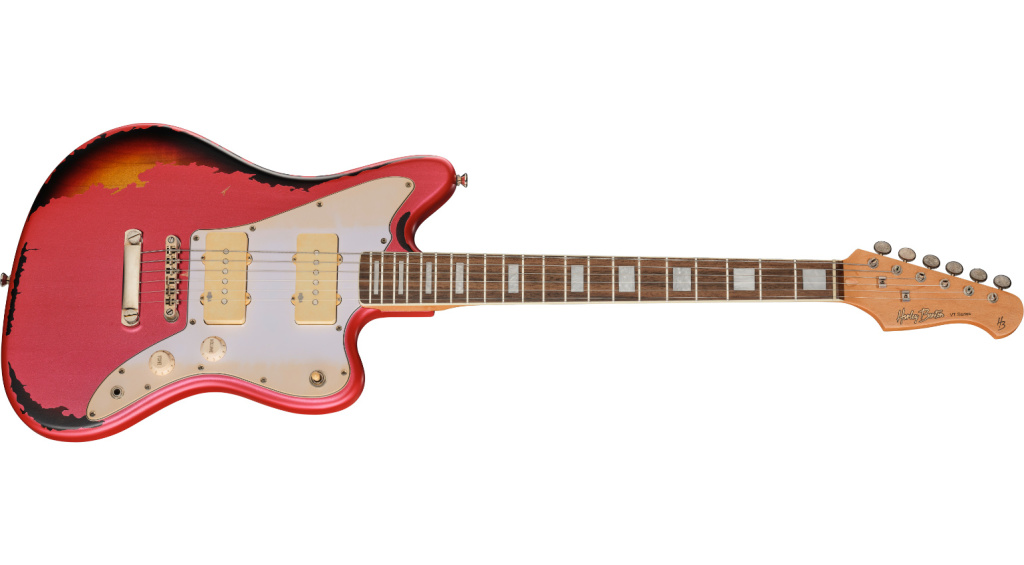 Harley Benton HA62 JA-Style Candy Apple over Suburst