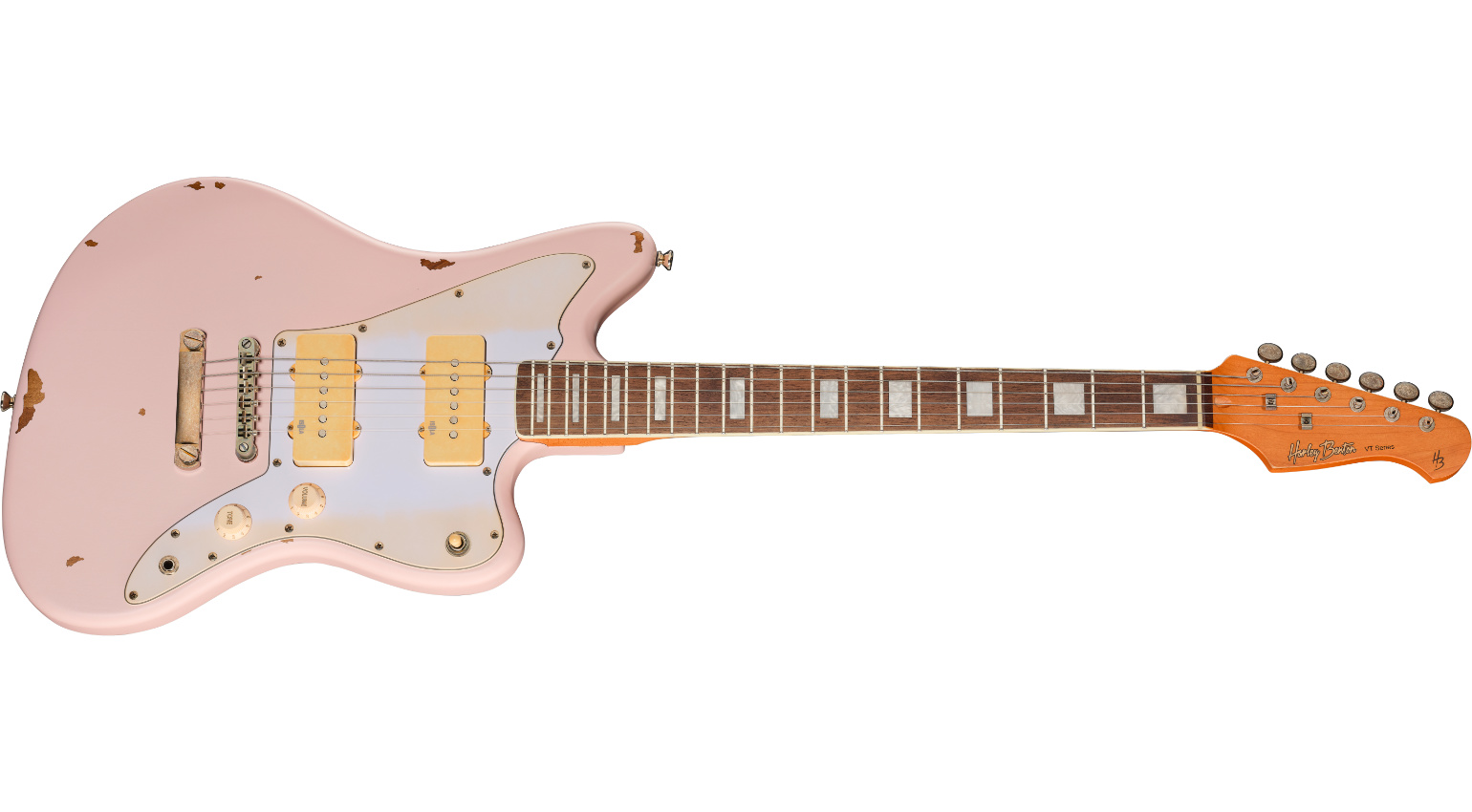 Harley Benton JA-60LA Shell Pink Light Aged