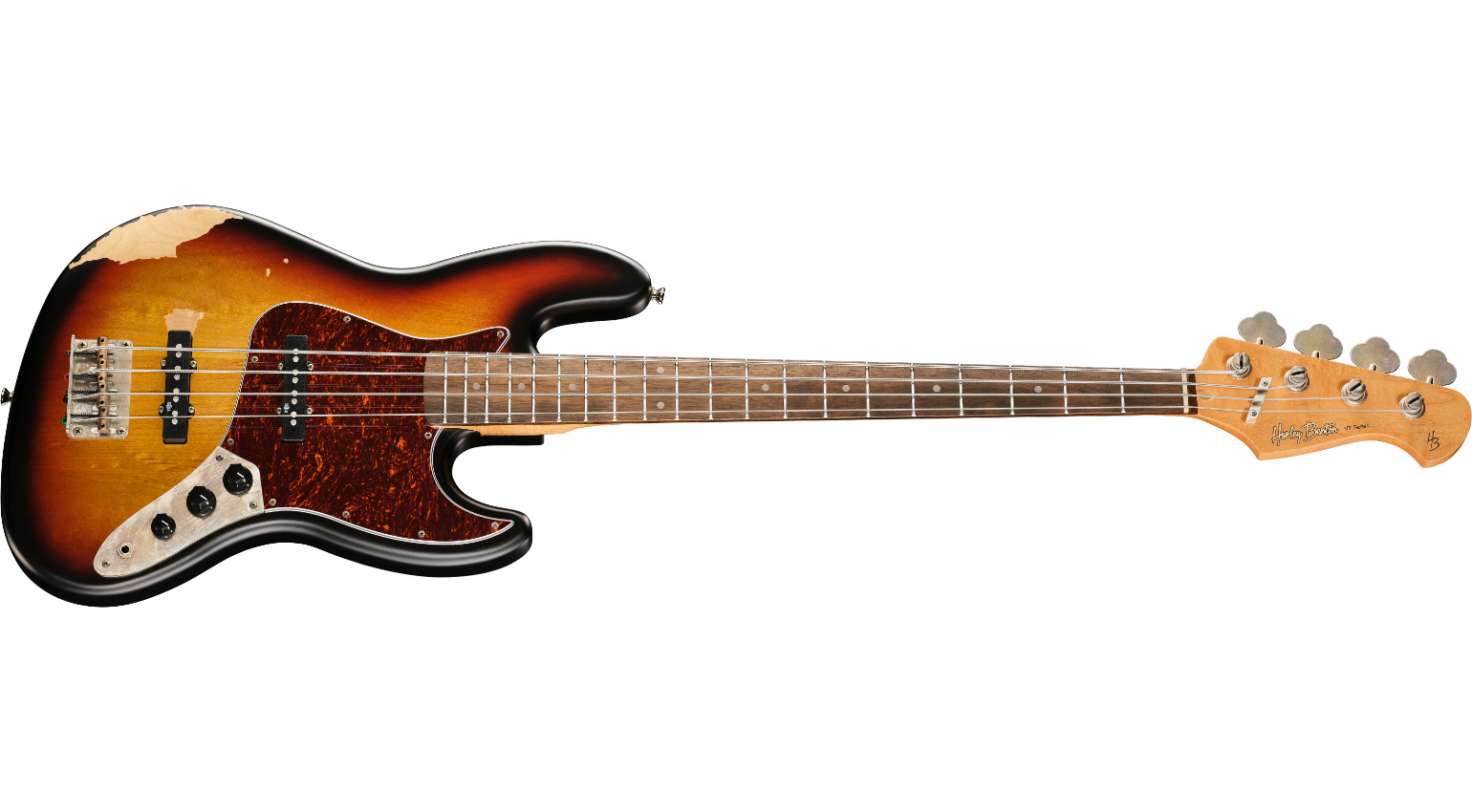 Harley Benton JB-62LA Sunburst Light Aged