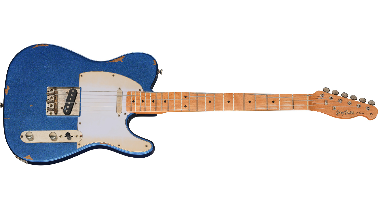 Harley Benton TE-62LA MN Lake Placid Blue Light Aged